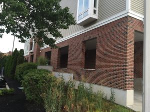 Condominiun: Elevator Shalft and Brick Veneer - Watertown, MA